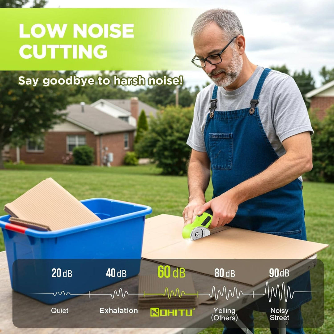 Cordless Electric Scissors Rechargeable Portable Fabric Cutter