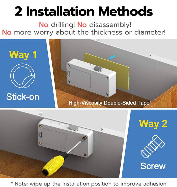 Baby Safety Cabinet Lock Magnetic Adhesive App Controlled Keyless