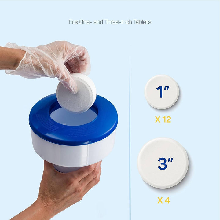 Adjustable Floating Chlorine Dispenser for Pools and Spas