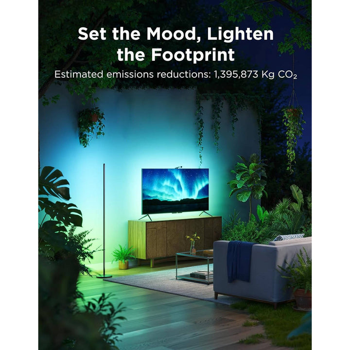 LED Corner Floor Lamp Smart Home Compatible with Alexa and Matter