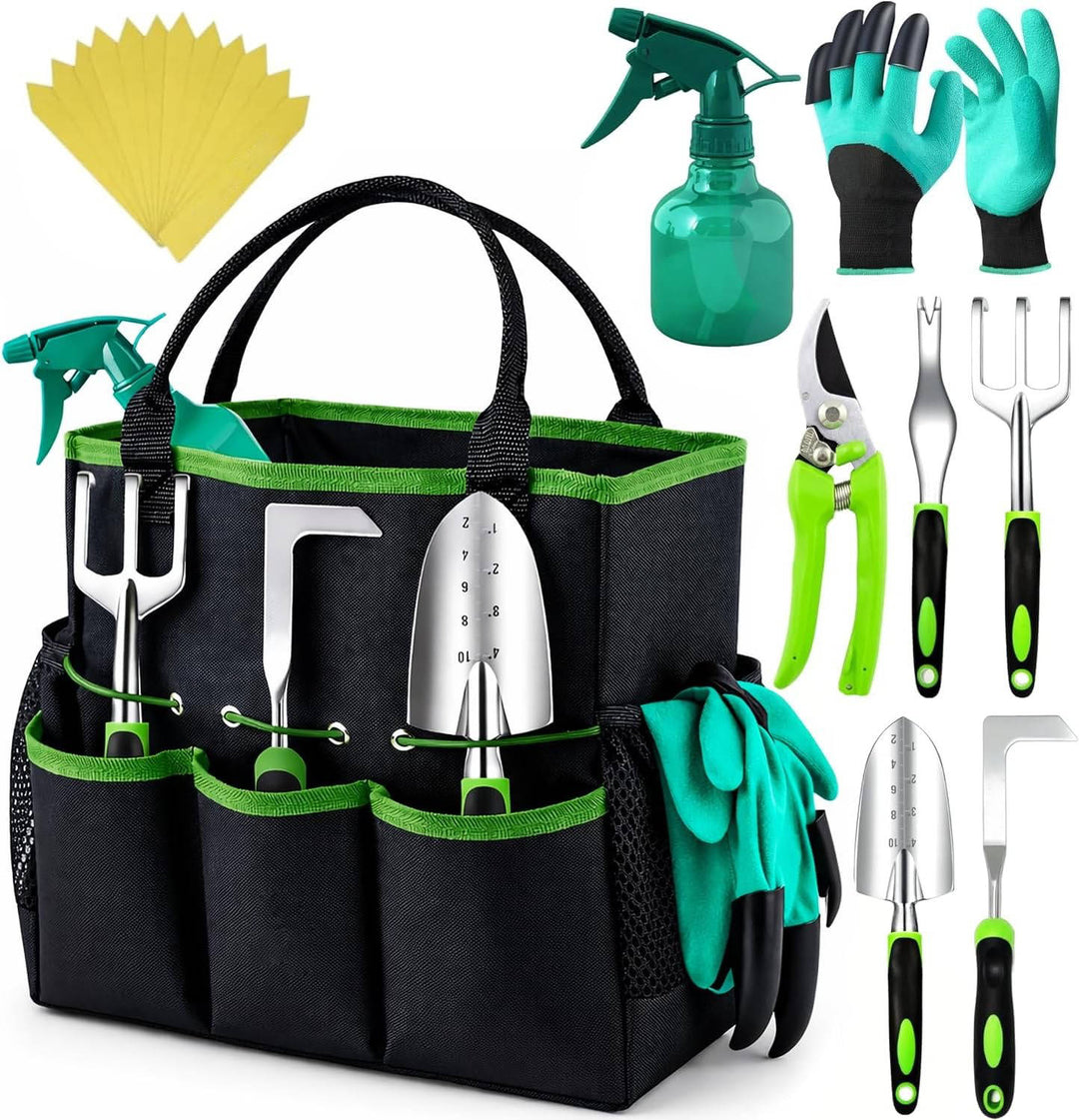 Ergonomic Gardening Tools Kit Heavy Duty for Women and Men