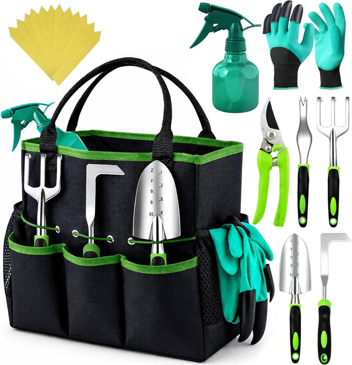 Ergonomic Gardening Tools Kit Heavy Duty for Women and Men