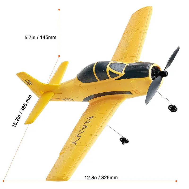 Kids RC Plane Trainer with Gyro Stabilizer 2.4GHz Easy Fly