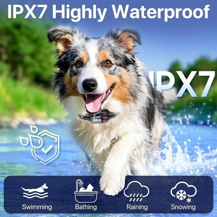 Wireless Dog Collar System Rechargeable Waterproof Training Modes