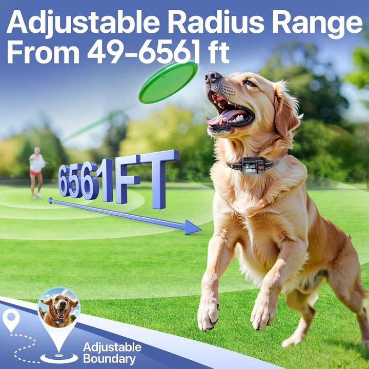 Wireless Dog Collar System Rechargeable Waterproof Training Modes