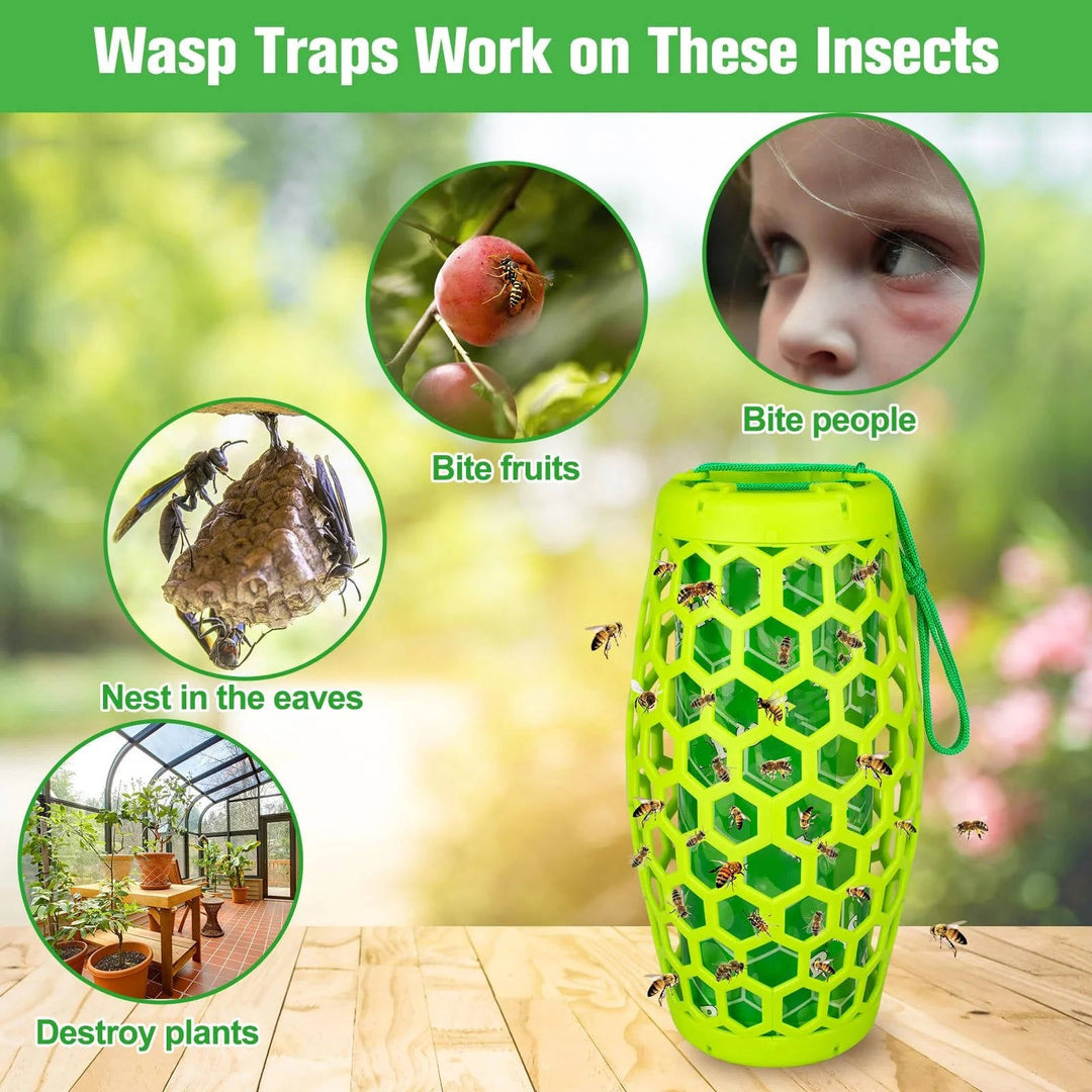 Outdoor Reusable Wasp Trap Hanging Garden Pest Catcher