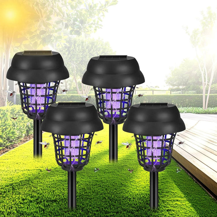 Outdoor Solar Bug Zapper Mosquito Trap Lamp for Patio and Backyard - Lenila