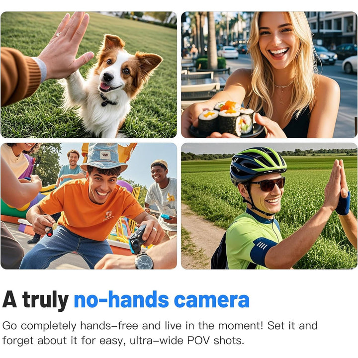 Mini Action Bike Camera with Magnetic Mount Kit