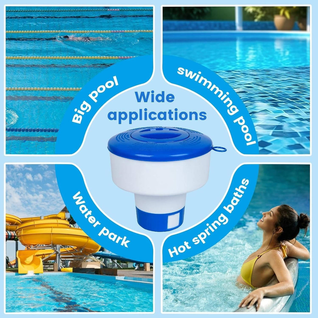 Adjustable Floating Chlorine Dispenser for Pools and Spas