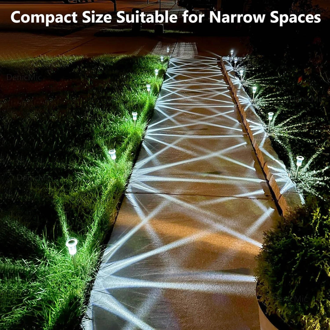 Outdoor Solar Pathway Lights Waterproof LED Garden Set
