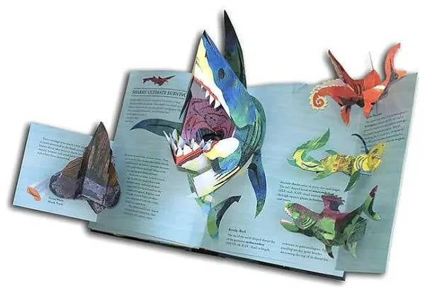 Childrens 3D Pop-Up Book Educational Dinosaur Design