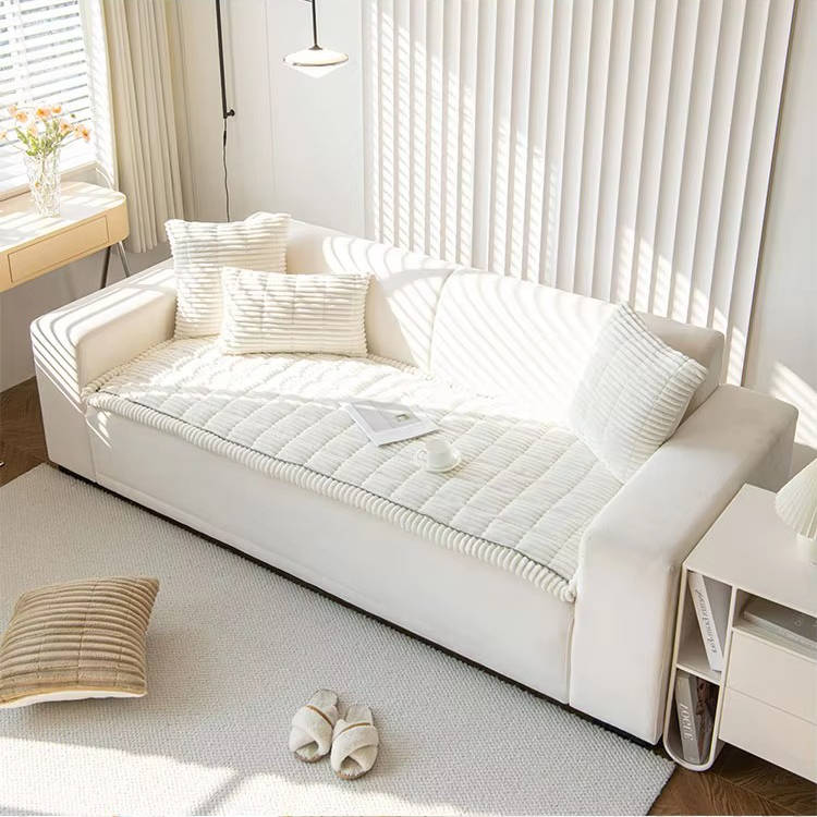 Pet Couch Cover Soft Fuzzy Non-Slip Washable Furniture Protector