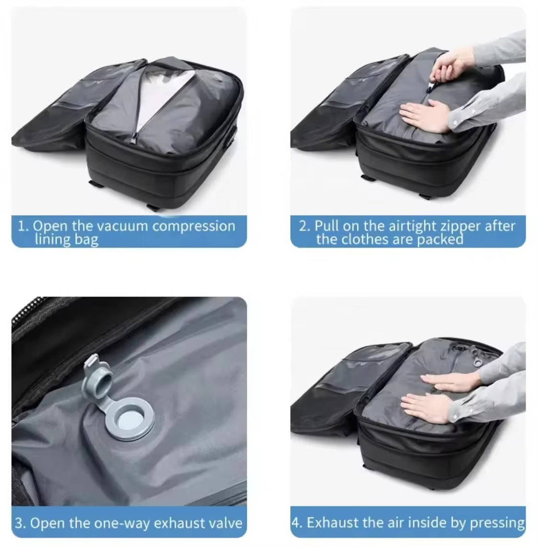 Travel Backpack Vacuum Compressed Large Capacity
