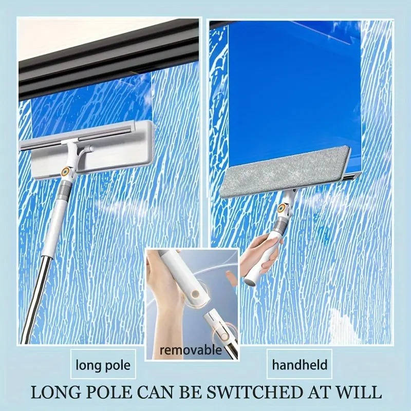 Double-Sided Window Cleaner with Handle
