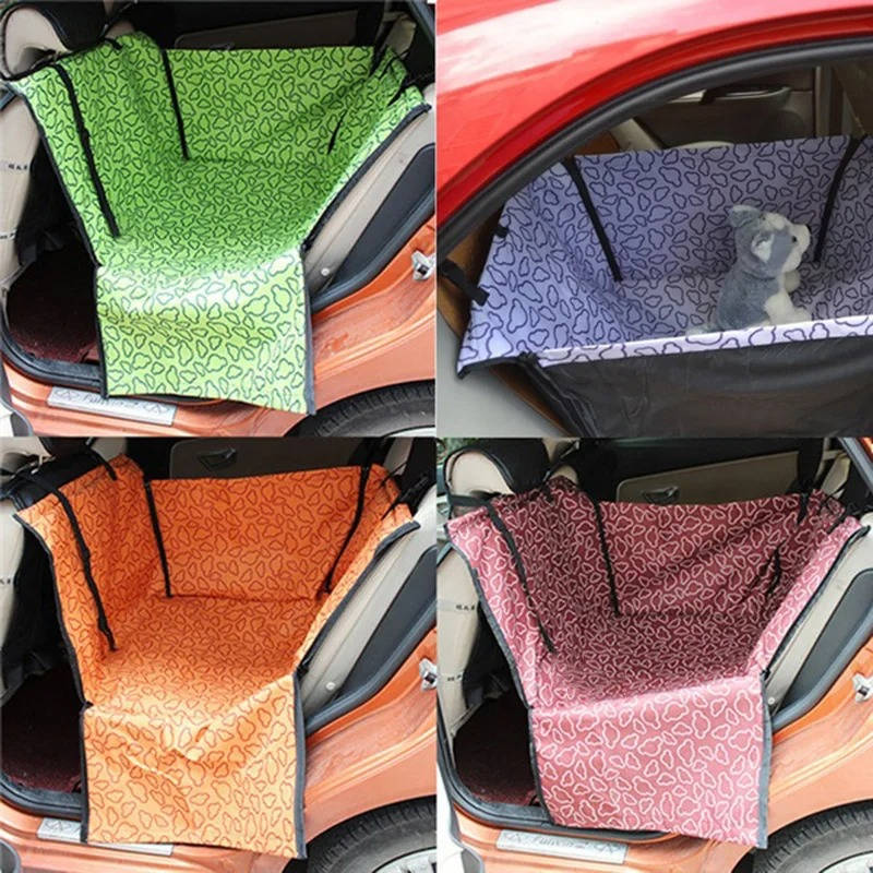 Pet Waterproof Polyester Dog Car Seat Cover Rear Hammock Mat