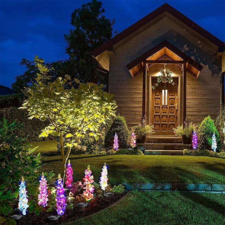 Outdoor Solar Garden Lights Waterproof LED Decorative Flower Design