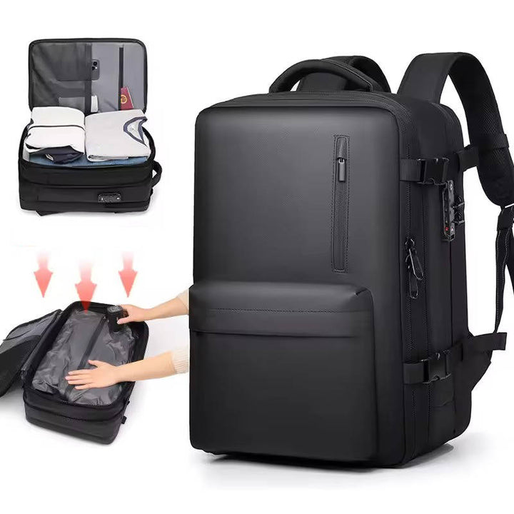 Unisex Travel Backpack Vacuum Compressed Large Capacity - Lenila