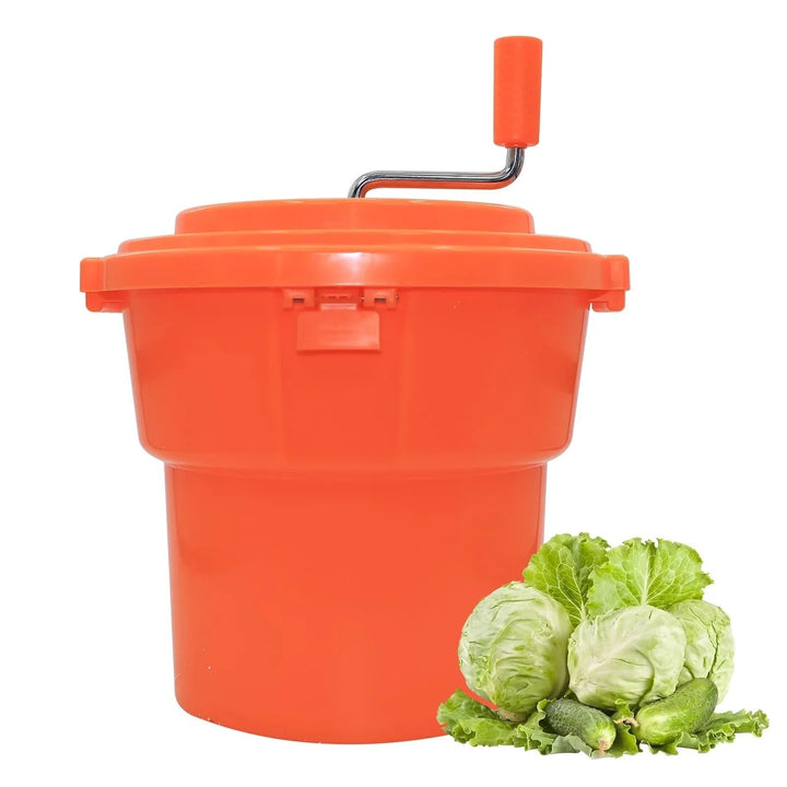 Manual Salad Spinner Large Capacity with Handle Commercial Vegetable - Lenila