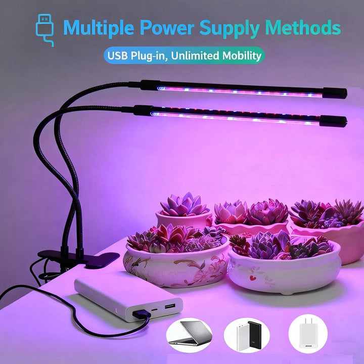 Indoor Plant Grow LED Full Spectrum Clip-On