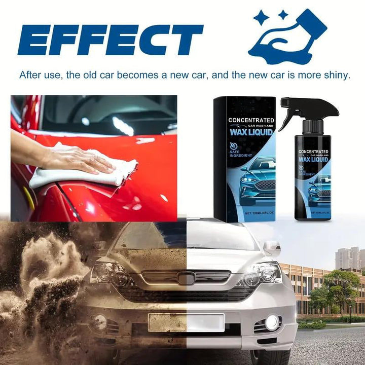 Car Ceramic Coating Spray with Polishing Spot Remover and Microfiber