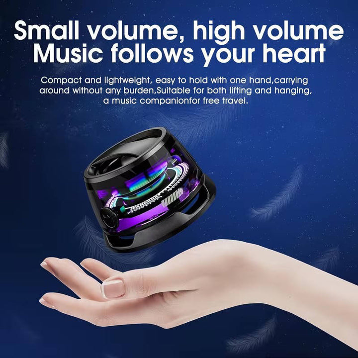 Wireless Bluetooth Mini Speaker with Magnetic and RGB Lights