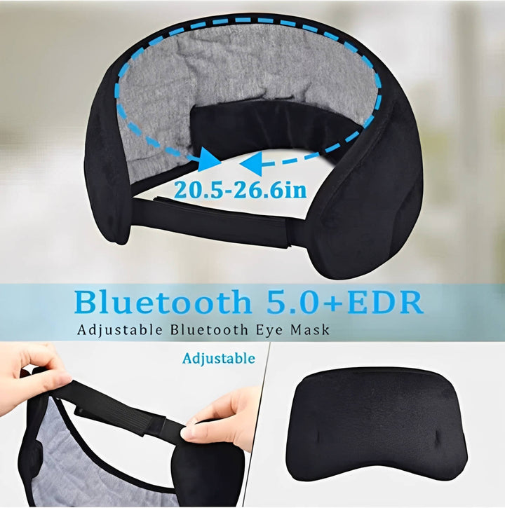 Wireless Sleep Headphones with 3D Mask Design