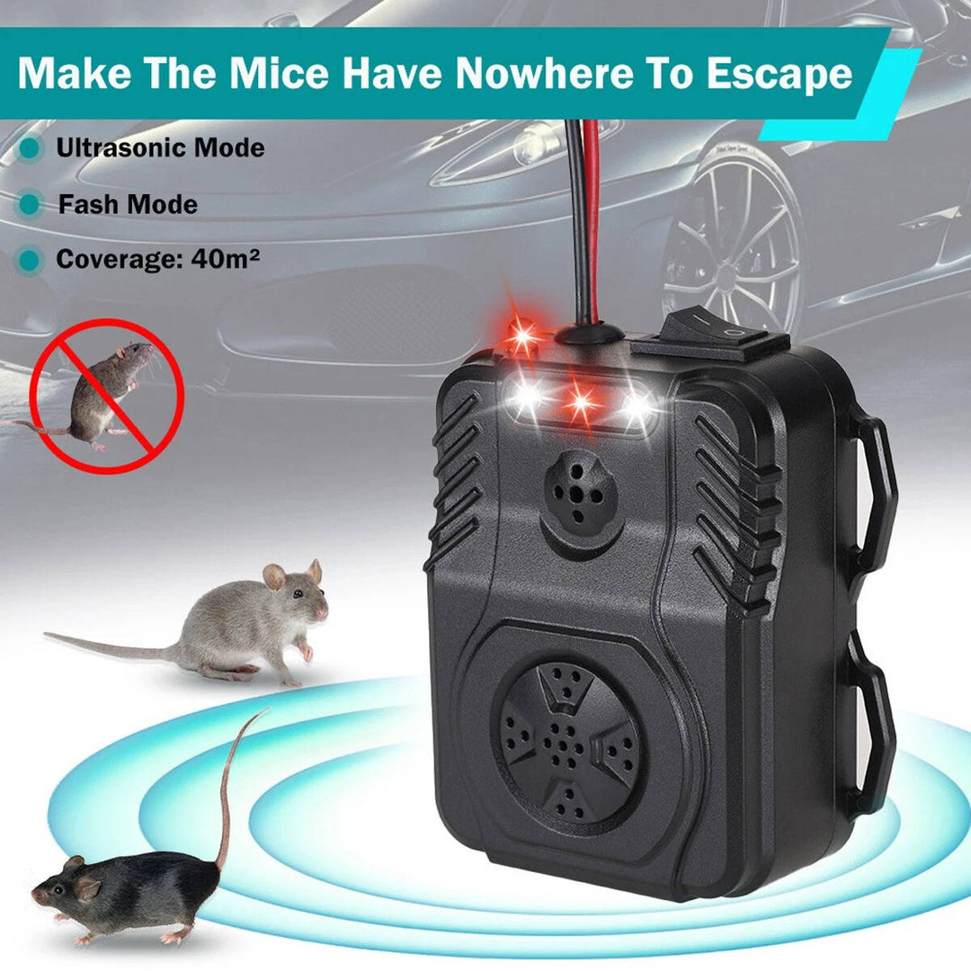 Ultrasonic Car Engine Rodent Repeller Electronic Pest Control Device