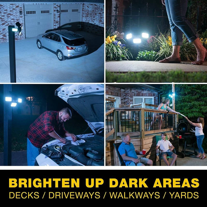 Outdoor LED Floodlight with Motion Sensor and Remote Control