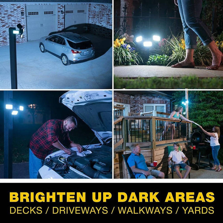 Outdoor LED Floodlight with Motion Sensor and Remote Control