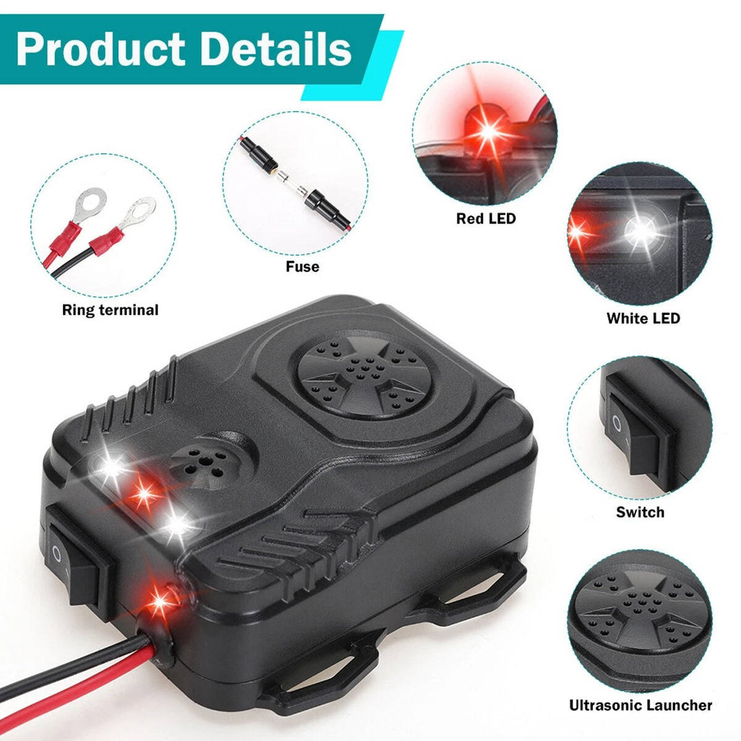 Ultrasonic Car Engine Rodent Repeller Electronic Pest Control Device