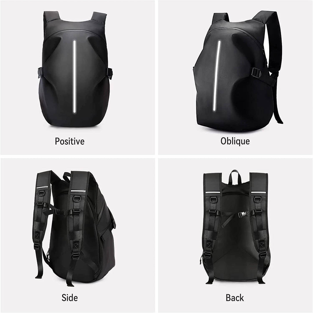 Motorcycle Travel Backpack with Helmet Compartment