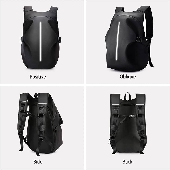 Motorcycle Travel Backpack with Helmet Compartment
