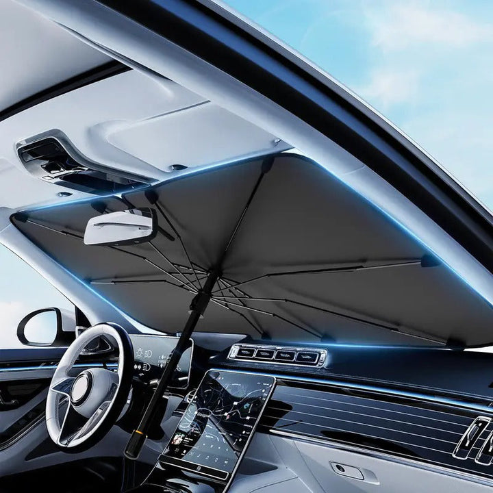 Universal Car Windshield Sunshade Umbrella Foldable UV Block Heat - Lenila