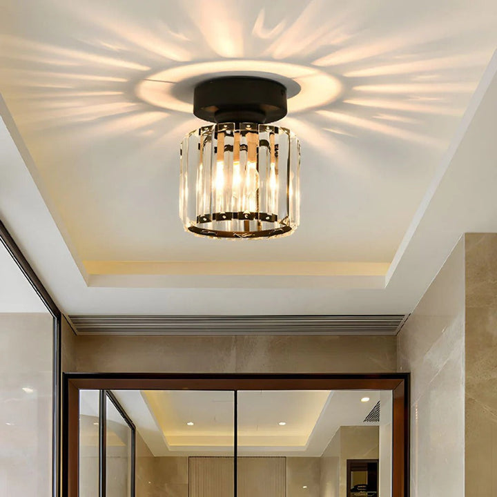 Ceiling Fixture Crystal Glass Modern Design