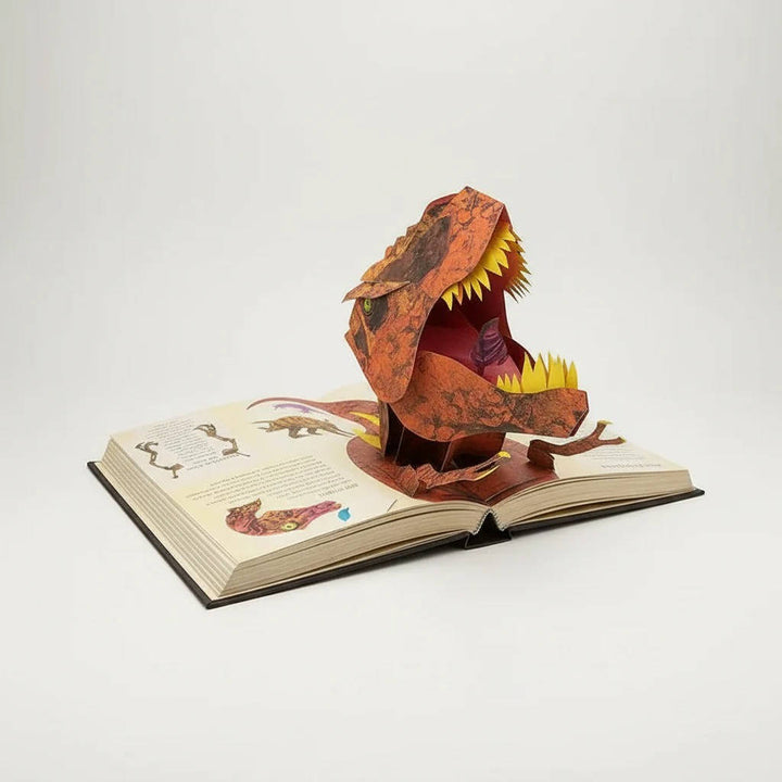 Childrens 3D Pop-Up Book Educational Dinosaur Design