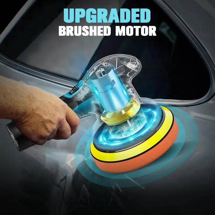Portable Cordless Car Polisher Kit Variable Speed Dual Action