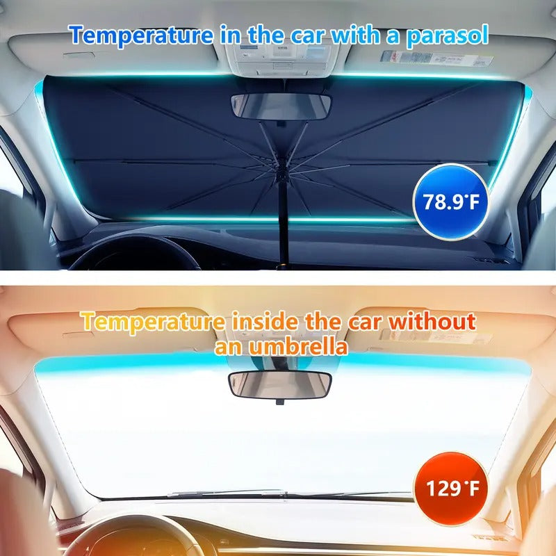 Universal Car Windshield Sunshade Umbrella Foldable UV Block Heat