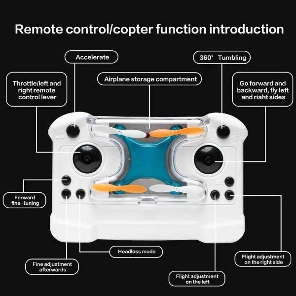 Kids Mini RC Stunt Drone with Altitude Hold and Flip Function