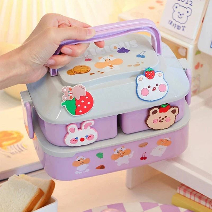 Kids Bento Lunch Box Compact Durable Design