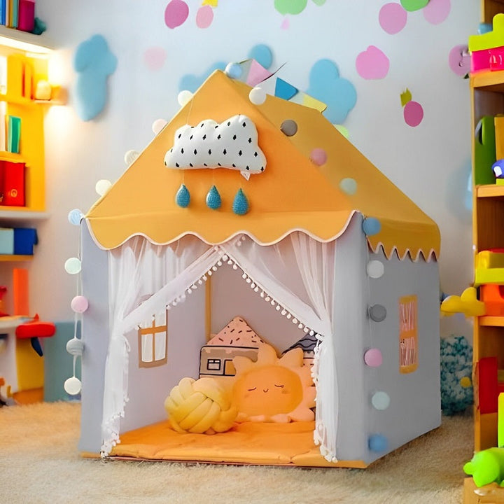 Kids Pop-Up Play Tent Spacious Foldable Design