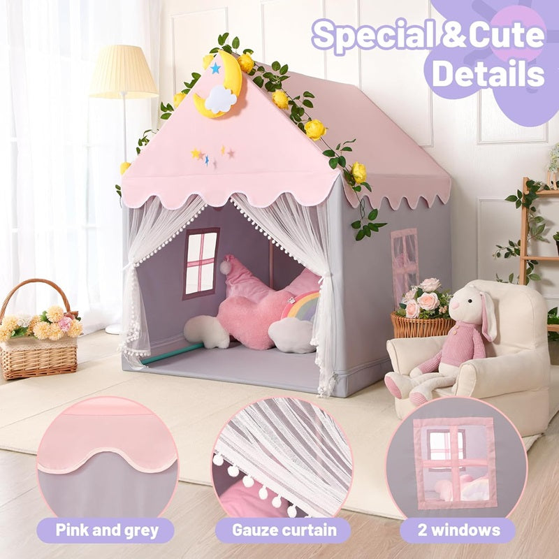 Kids Pop-Up Play Tent Spacious Foldable Design