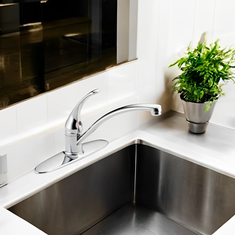 Kitchen Faucet Single-Handle Swivel 360-Degree Rotation
