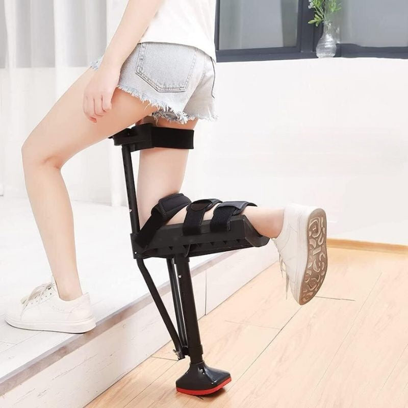 Hands- Knee Crutch Adjustable Support Aid