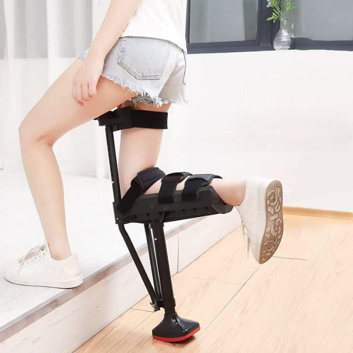 Hands- Knee Crutch Adjustable Support Aid