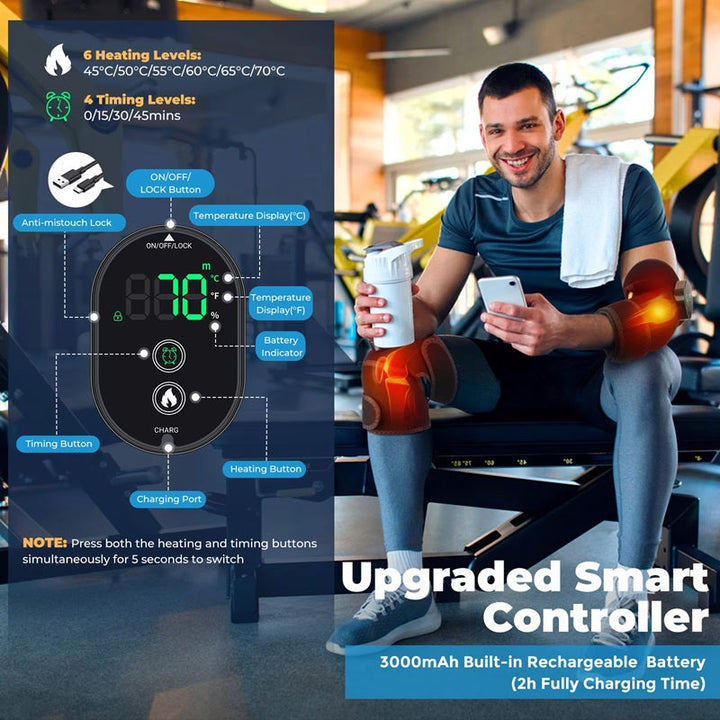 Knee Heating Pad with Smart Temperature Control 3-in-1