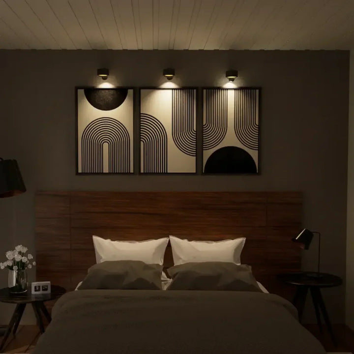Cordless Magnetic Wall Lamp Adjustable Brightness Rotatable