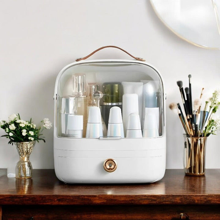 Unisex Makeup Organizer Box with Compartments - Lenila