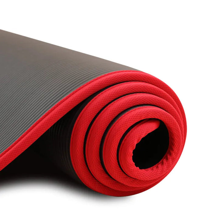 Exercise Mat Thick with Textured Non-Slip Surface and Joint Cushioning