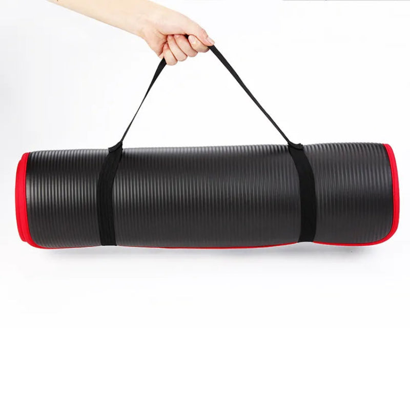 Exercise Mat Thick with Textured Non-Slip Surface and Joint Cushioning