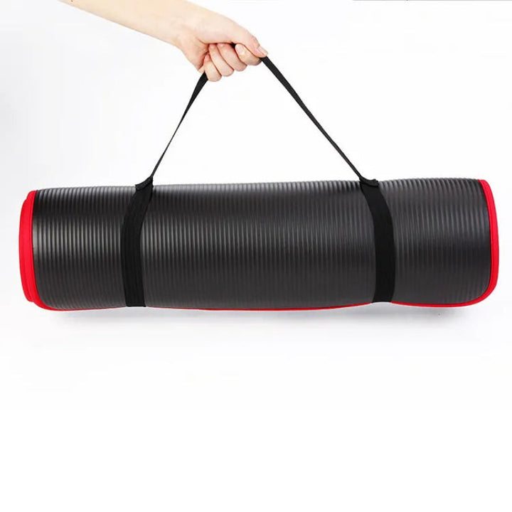 Exercise Mat Thick with Textured Non-Slip Surface and Joint Cushioning
